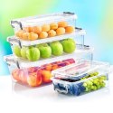 Zestaw 3 Pojemników na Żywność 2 L ORION Piętrowany Mikrofala Zmywarka
