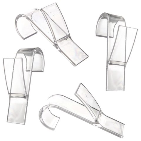 Haczyk Wieszak ORION na Kaloryfer 4 szt. Przezroczysty Suszenie