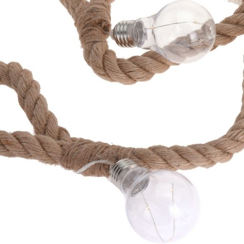 Girlanda ORION LED 30 Światła 3 m Sznur Parciany Boho Baterie