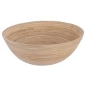 Miska Bambusowa Naturalna ORION 25 cm Dekoracyjna na Produkty Suche