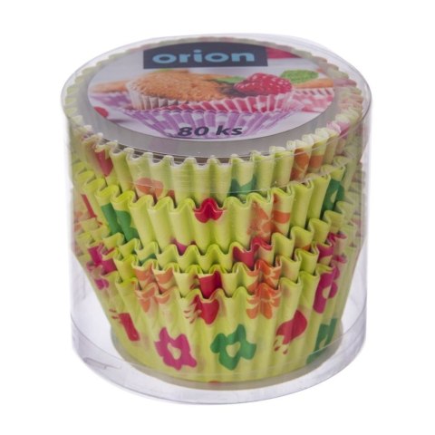 Papilotki Papierowe do Muffinek 80 szt 6 cm ORION Wytrzymałe do +220°C