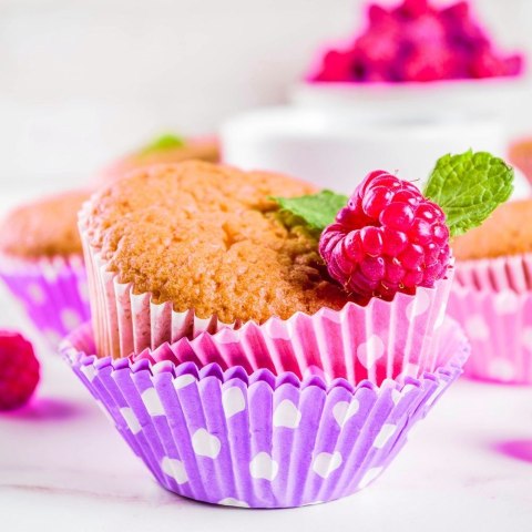 Papilotki Papierowe do Muffinek 80 szt 6 cm ORION Wytrzymałe do +220°C