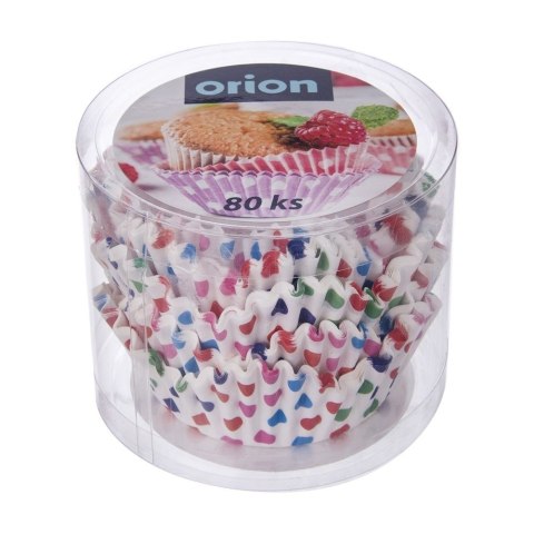 Papilotki Papierowe do Muffinek 80 szt 7 cm ORION Wytrzymałe do +220°C