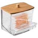 Pojemnik na Patyczki Kosmetyczne WHITNEY 7 x 9 x 7,5 cm ORION Akrylowy