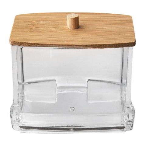 Pojemnik na Patyczki Kosmetyczne WHITNEY 7 x 9 x 7,5 cm ORION Akrylowy