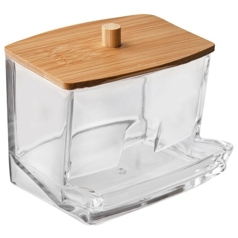 Pojemnik na Patyczki Kosmetyczne WHITNEY 7 x 9 x 7,5 cm ORION Akrylowy