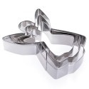 Wykrawacze do Ciastek 3 szt. LA CUCINA Anioł Stal Nierdzewna 12 cm