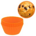 Foremki do Muffinek Silikonowe ORION SILLINIE 5,5 cm do Piekarnika 6 szt.