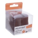 Foremki do Muffinek Silikonowe ORION SILLINIE 5,5 cm do Zmywarki 12 szt.