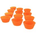 Foremki do Muffinek Silikonowe ORION SILLINIE 5,5 cm do Piekarnika 12 szt.