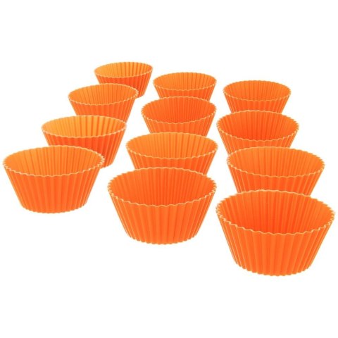 Foremki do Muffinek Silikonowe ORION SILLINIE 5,5 cm do Piekarnika 12 szt.