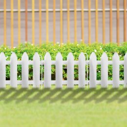 Płotek ogrodowy biały 20x15 cm 10 szt.