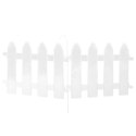 Płotek ogrodowy biały 20x15 cm 10 szt.