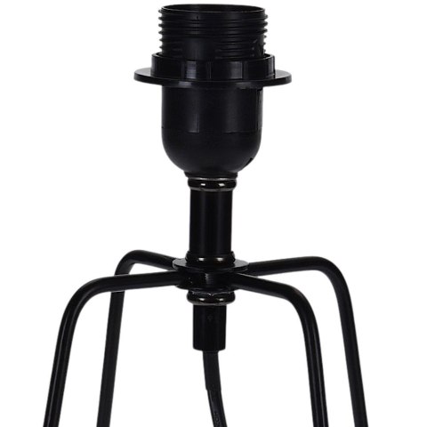 Lampa Stołowa Nocna Metalowa Czarna 21 cm VILDE do Biura i Pokoju