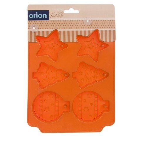 Forma do Ciastek Świąteczna ORION SILLINIE Silikonowa 23 x 17 cm 6 szt.