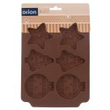 Forma do Ciastek Świąteczna ORION SILLINIE Silikonowa 23 x 17 cm 6 szt.