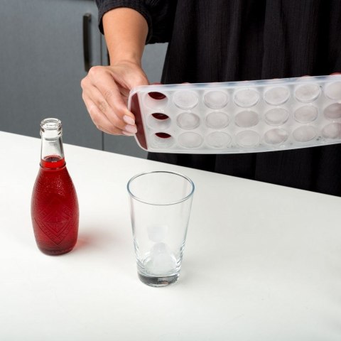 Forma do Kostek Lodu NAVA TERRESTRIAL Okrągłe Silikonowe Dno 21 szt.