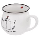 Kubek Ceramiczny Koty 300 ml ORION Łatwy w Czyszczeniu i Pojemny