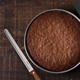 Nóż kuchenny stalowy do ciasta tortu szynki długi TERRESTRIAL 36 cm
