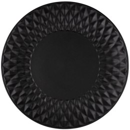 Talerz ceramiczny czarny obiadowy płytki na obiad SOHO CLASSIC 27 cm