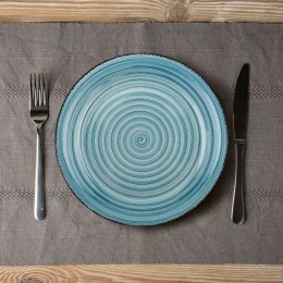Talerz ceramiczny obiadowy płytki na obiad FADED BLUE 27 cm
