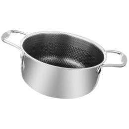 Garnek stalowy z powłoką nieprzywierającą premium COOKCELL ORION 20 cm 2,75 l