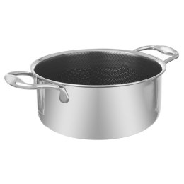 Garnek stalowy z powłoką nieprzywierającą premium COOKCELL ORION 20 cm 2,75 l