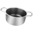 Garnek stalowy z powłoką nieprzywierającą premium COOKCELL ORION 24 cm 4,8 l