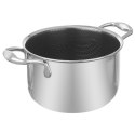 Garnek stalowy z powłoką nieprzywierającą premium COOKCELL ORION 26 cm 7 l