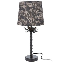 Lampa Lampka Stołowa Stojąca Ozdobna Abażur Metalowa na Kabel ORION 49 cm