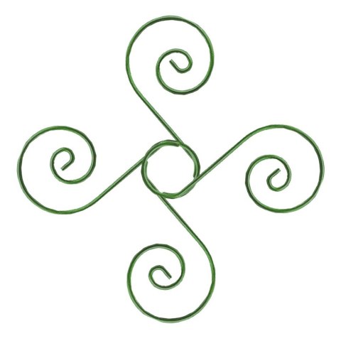 Zawieszki Haczyki 40 szt. VILDE Metalowe Zielone na Bombki 4,5 cm