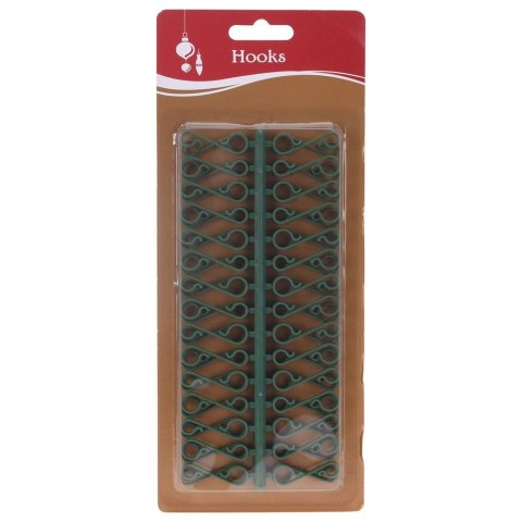 Zawieszki Haczyki 60 szt. VILDE Plastikowe Zielone na Bombki Choinkowe