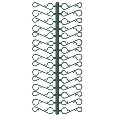 Zawieszki Haczyki 60 szt. VILDE Plastikowe Zielone na Bombki Choinkowe