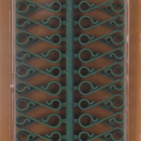 Zawieszki Haczyki 60 szt. VILDE Plastikowe Zielone na Bombki Choinkowe