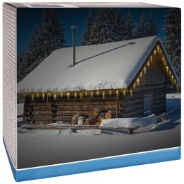 Kurtyna Świetlna Zewnętrzna 72 led 6,9 m ORION Sopel Timer ip44