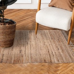 Dywan prostokątny bawełniany jutowy naturalny dywanik boho 140x70 cm