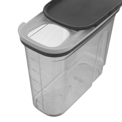 Pojemnik na Sypkie z Miarką Dozownik 1,8 L ORION Piętrowany 19,5 x 18 cm