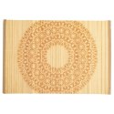 Podkładka na stół bambusowa prostokątna zwijana MANDALA 45x30 cm