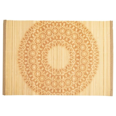 Podkładka na stół bambusowa prostokątna zwijana MANDALA 45x30 cm