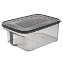 Pojemnik na Produkty Sypkie GREY 2,6 L ORION Uchwyt 23 x 16 x 10 cm