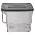 Pojemnik na Produkty Sypkie GREY 2,75 L ORION Uchwyt 19 x 13 x 15,5 cm
