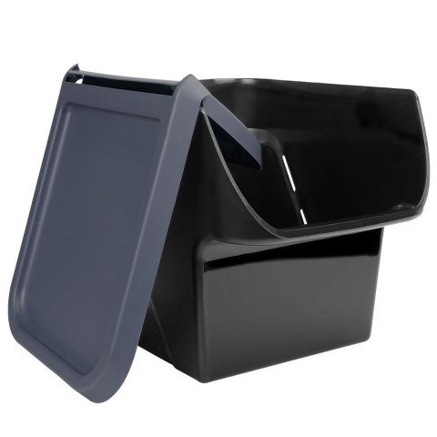 Pojemnik na Warzywa Piętrowany 13 L VILDE z Klapą Zmywarka 34 x 27,5 cm