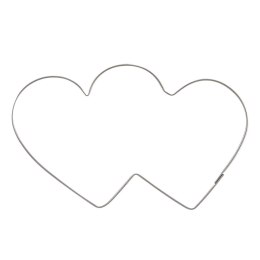 Wykrawacz do Ciastek Podwójne Serce 9 x 5,5 cm Stal do Zmywarki ORION