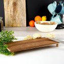 Deska Drewniana VILDE 36 x 14,5 cm na Nóżkach do Serwowania i Krojenia