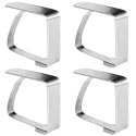 Klipsy do Obrusu EXCELLENT Stal 4 szt. Zabezpieczają Przed Wiatrem