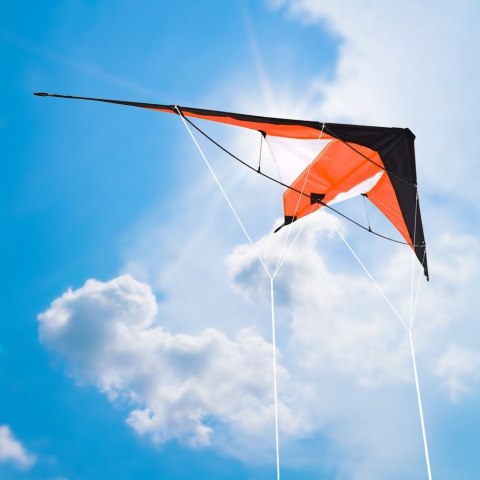 Latawiec akrobacyjny pomarańczowy 120x50 cm