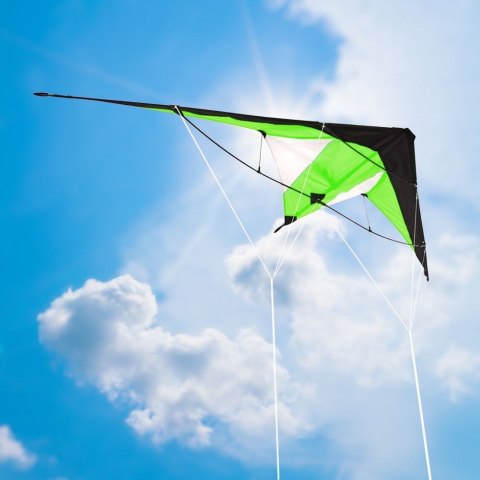 Latawiec akrobacyjny zielony 120x50 cm