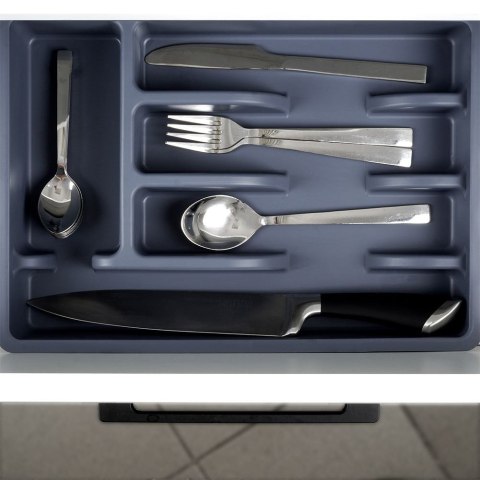 Wkład na Sztućce do Szuflady VILDE Szary 5 Przegród 36 x 25,5 cm