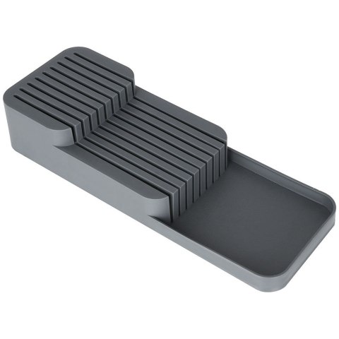 Organizer na Noże do Szuflady 39 x 14,5 x 7,5 cm VILDE Szary na 18 Noży