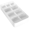 Wkład na Sztućce do Szuflady VILDE Biały 9 Przegród 39 x 17 cm